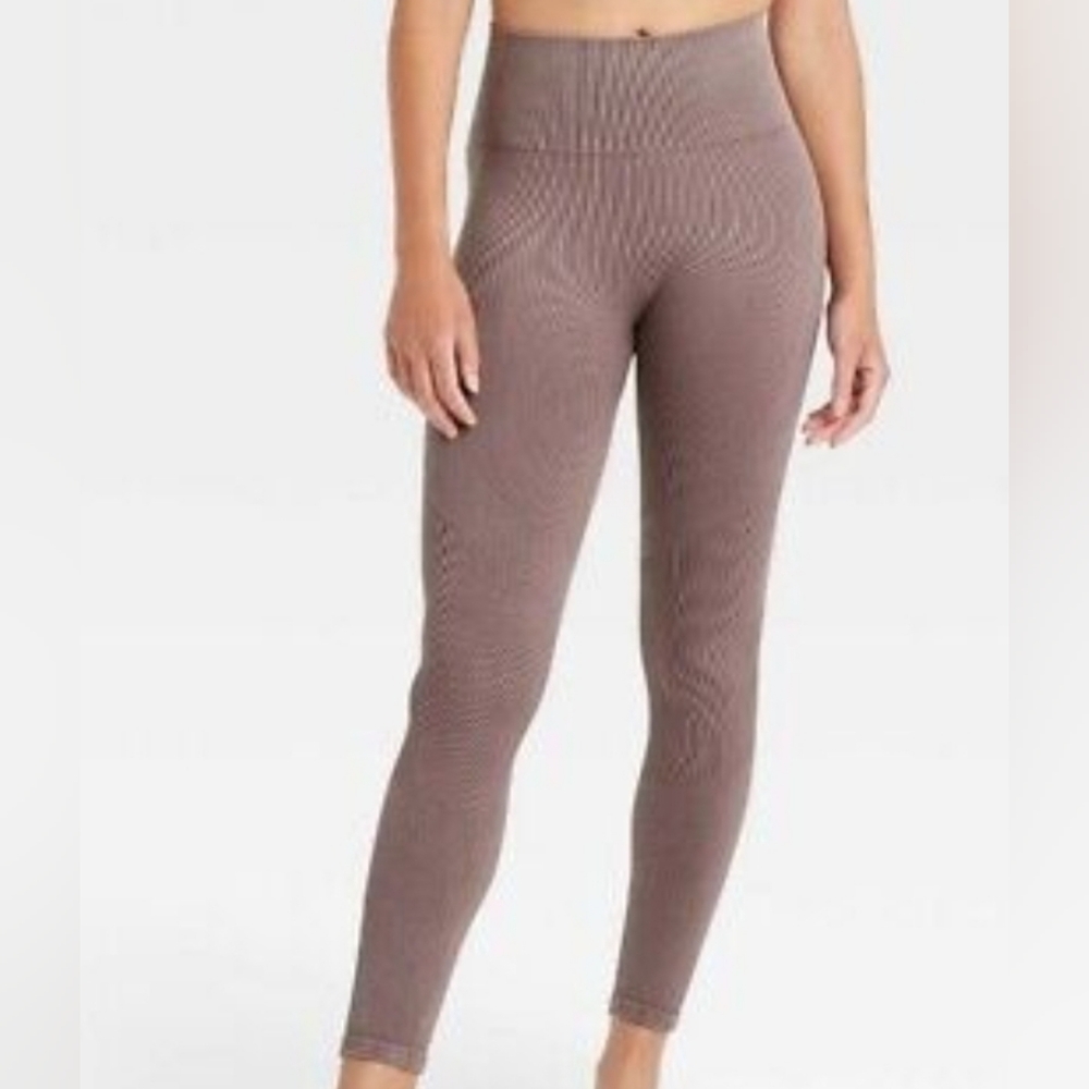 JoyLab High-Rise Ribbed 7/8 Leggings